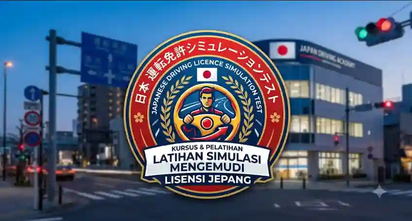 Simulasi Ujian Mengemudi Jepang